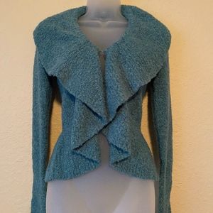 Mint Cardigan Sweater with Hook top